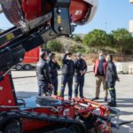 El Parque de Seguridad de Cartagena acoge una exhibición de vehículos contra incendios