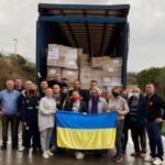 Sale el primer camión de ayuda humanitaria del Parque de Seguridad de Cartagena rumbo a Ucrania