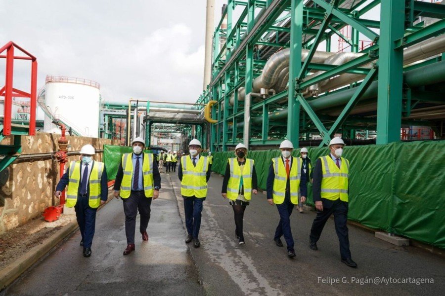 Repsol inicia la construcción de  la primera planta de biocombustibles avanzados de España en Cartagena Repsol inicia la construcción de  la primera planta de biocombustibles avanzados de España en Cartagena