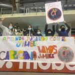 Los peques del programa ‘Aprende Jugando’ de Servicios Sociales animan al Jimbee Cartagena en su partido contra el Levante UD