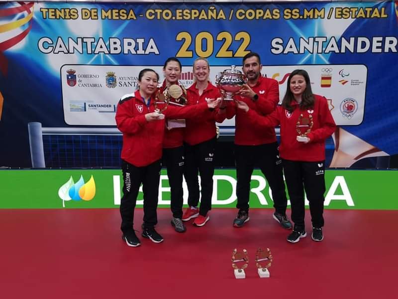 El equipo femenino del UCAM Cartagena Tenis de Mesa, campeón de la Copa de la Reina El equipo femenino del UCAM Cartagena Tenis de Mesa, campeón de la Copa de la Reina