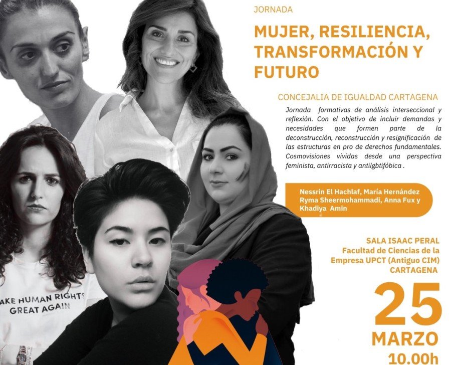 Cinco activistas feministas participan el viernes en una jornada en torno a la mujer, su realidad actual y el futuro