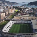 El estadio municipal Cartagonova estrenó iluminación este sábado