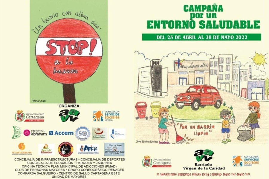 Servicios Sociales realiza una campañana de salud y bienestar en la Barriada Virgen de la Caridad