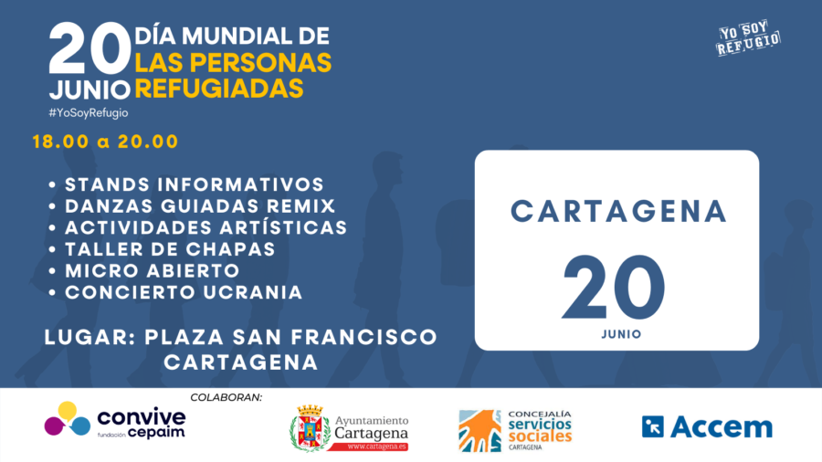 Cartagena conmemora el Día de las Personas Refugiadas Cartagena conmemora el Día de las Personas Refugiadas