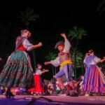 Bailes y fuegos artificiales en la clausura del XXVIII Festival Nacional del Folclore en la Comarca de Cartagena Bailes y fuegos artificiales en la clausura del XXVIII Festival Nacional del Folclore en la Comarca de Cartagena
