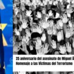 Cartagena recuerda a Miguel Ángel Blanco cuando se cumplen 25 años de su asesinato
