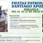 Miranda celebra este fin de semana sus fiestas patronales en honor a Santiago Apóstol Miranda celebra este fin de semana sus fiestas patronales en honor a Santiago Apóstol