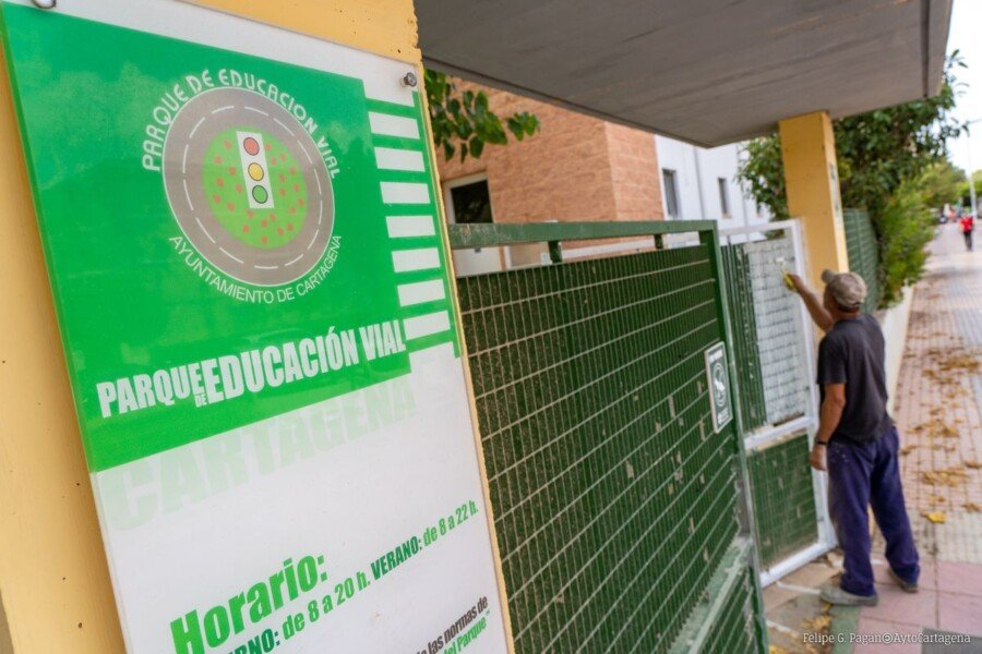 El Parque de Educación Vial se prepara para el próximo curso escolar