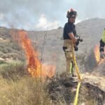 Un incendio en el Monte San Julián de Cartagena afecta a 1,5 hectáreas