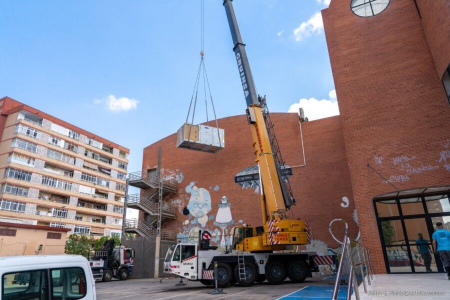 Comienza la tercera y última fase de los trabajos de climatización del Centro Cultural Ramón Alonso Luzzy Comienza la tercera y última fase de los trabajos de climatización del Centro Cultural Ramón Alonso Luzzy