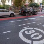 La Calle Juan Fernández ya cuenta con un carril bici y un ciclocarril