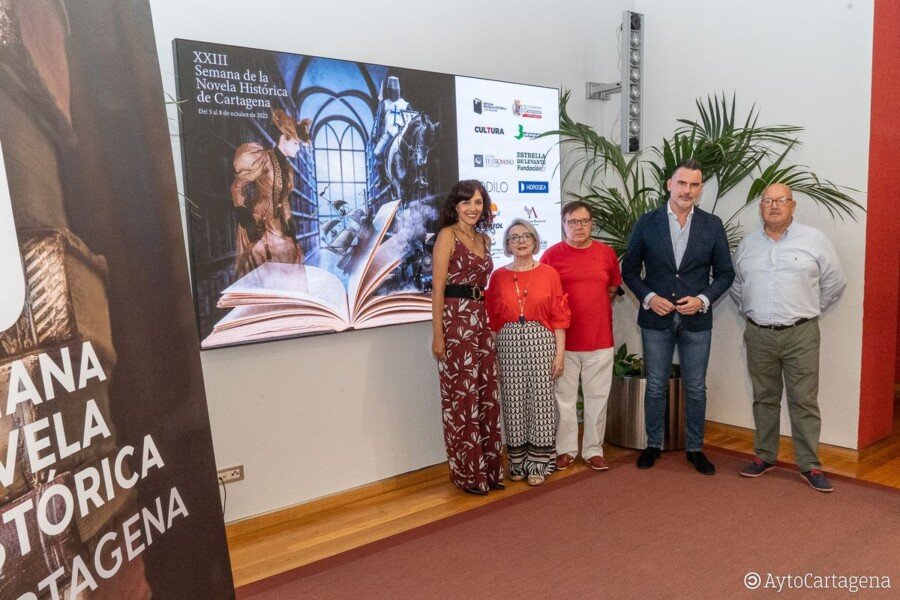 Más de 10 autores se darán cita en Cartagena durante la Semana de la Novela Histórica