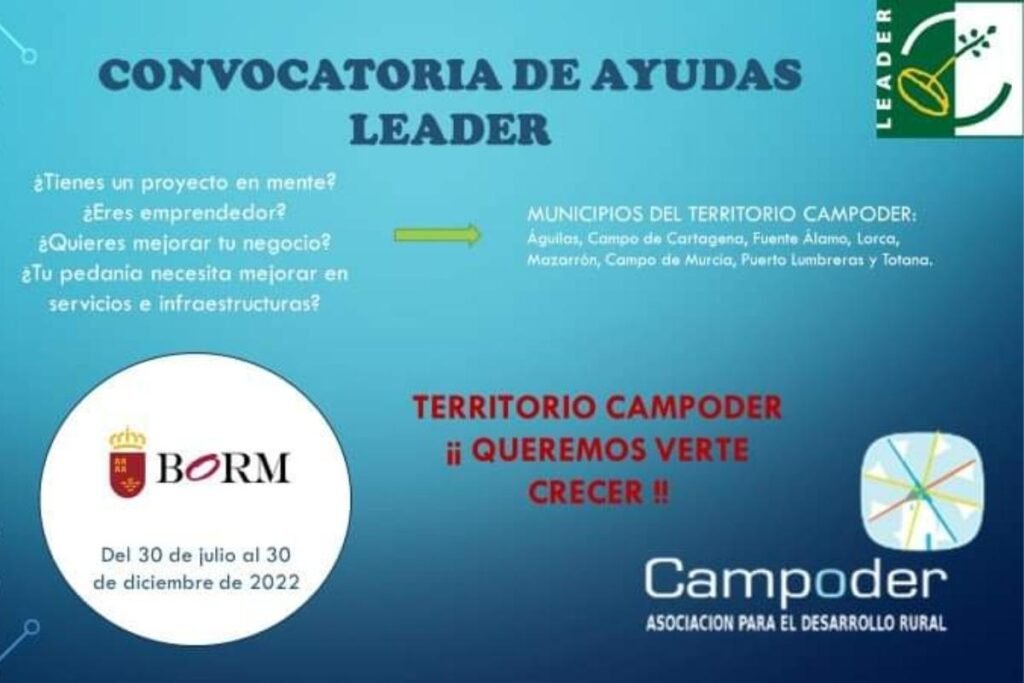 Abierto el plazo para solicitar ayudas gestionadas por Campoder para proyectos de desarrollo del medio rural