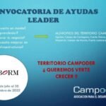 Abierto el plazo para solicitar ayudas gestionadas por Campoder para proyectos de desarrollo del medio rural