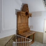 El taller municipal de restauración recupera un retablo neogótico, ubicado en la capilla de la plaza de toros de Cartagena El taller municipal de restauración recupera un retablo neogótico, ubicado en la capilla de la plaza de toros de Cartagena