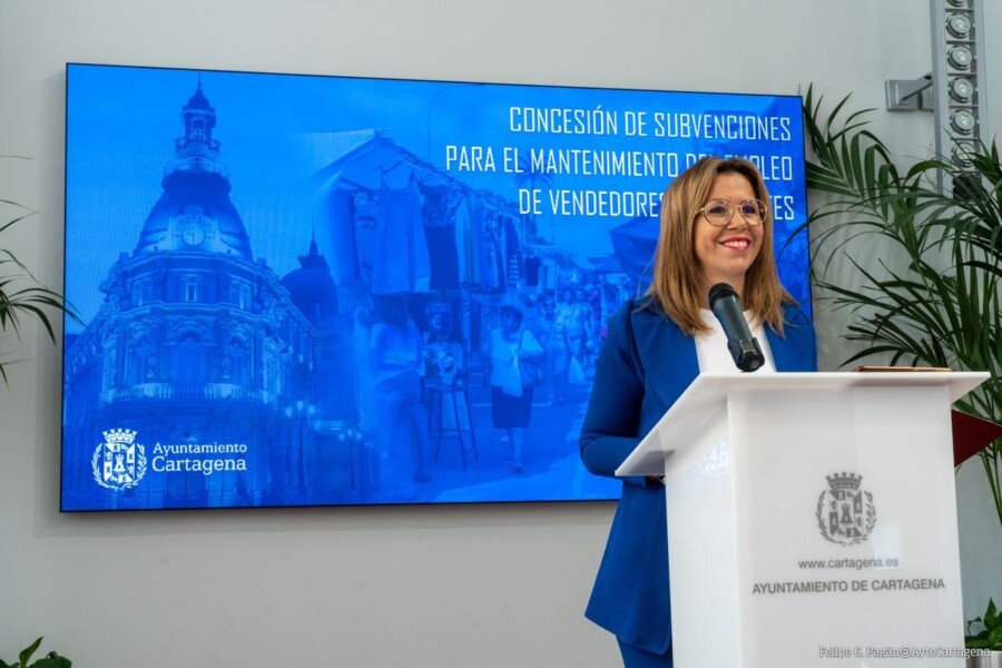 El Ayuntamiento de Cartagena concede una ayuda directa de 195.000 euros a los vendedores ambulantes