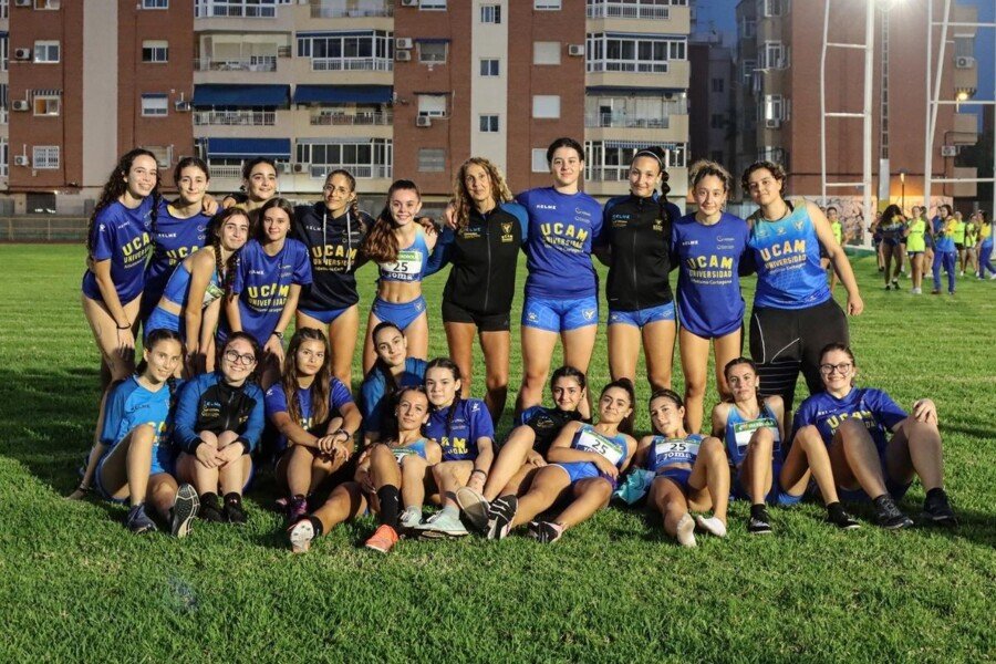 El equipo femenino del UCAM Atletismo Cartagena, segundas en el Campeonato de España sub 16 El equipo femenino del UCAM Atletismo Cartagena, segundas en el Campeonato de España sub 16