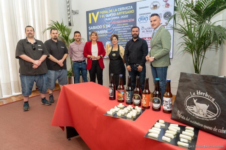 El encuentro de la cerveza y el queso vuelve a celebrarse en La Aljorra en su IV edición