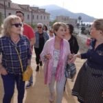 Las socias de Adesma visitan el Anfiteatro romano y el Palacio Consistorial