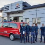 Bomberos de Cartagena realizan un curso especializado sobre extinción de incendios en plantas industriales