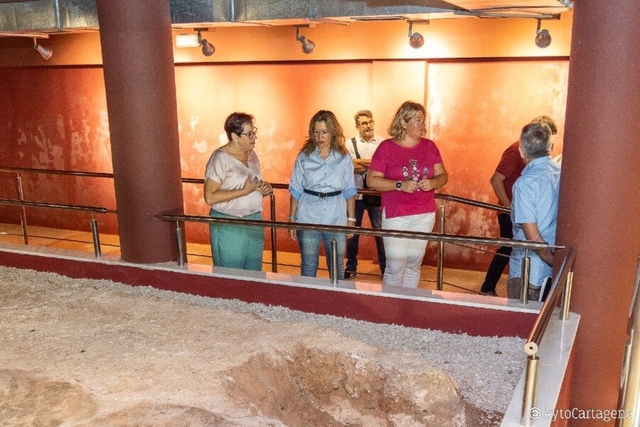 El yacimiento de la Plaza Serreta mostrará a los visitantes los restos de una calzada romana El yacimiento de la Plaza Serreta mostrará a los visitantes los restos de una calzada romana