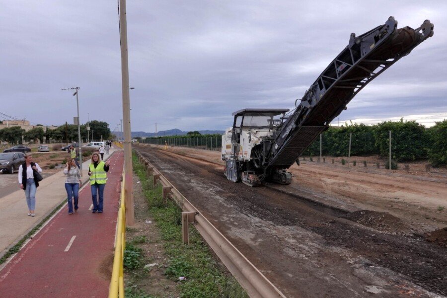 Comienzan las obras para arreglar el tramo urbano de la RM-F15 Comienzan las obras para arreglar el tramo urbano de la RM-F15