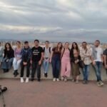 Visita de los alumnos noruegos e inauguración de la obra escultórica «Anoxia» del proyecto Erasmus + del Isaac Peral