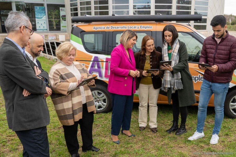 ADLE Móvil acercará los recursos municipales a empresarios y trabajadores de los polígonos industriales de Cartagena