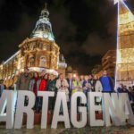 Cartagena enciende la Navidad con nuevo alumbrado, el belén y un mercadillo en el puerto