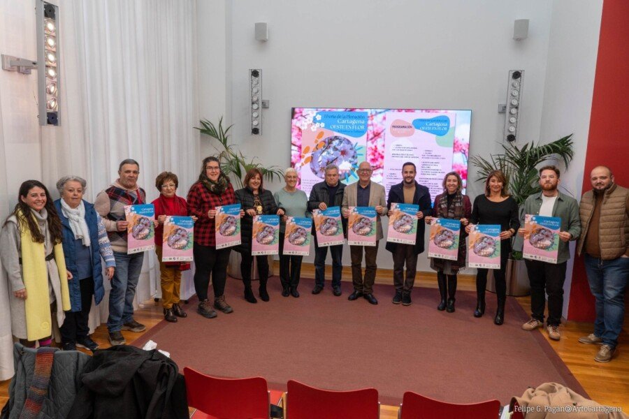 Rutas guiadas, encuentro de cuadrillas, mercadillo y concurso de fotografía en la I Feria de la Floración Cartagena Oeste en Flor