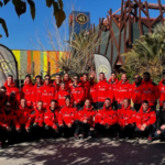 Alumnos de la academia de bomberos visitan las empresas Marnys y Licor 43