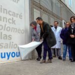La Nobel de Medicina y Fisiología Tu Youyou ya luce en la fachada del edificio de I+D+i de la UPCT La Nobel de Medicina y Fisiología Tu Youyou ya luce en la fachada del edificio de I+D+i de la UPCT