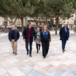 El Ayuntamiento abre este viernes un tercio de la plaza Juan XXIII para facilitar el tránsito peatonal