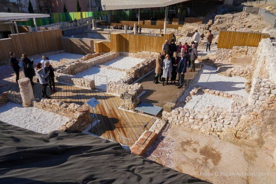 Una calzada y una casa romana se incorporan a la zona visitable del Barrio del Foro Romano