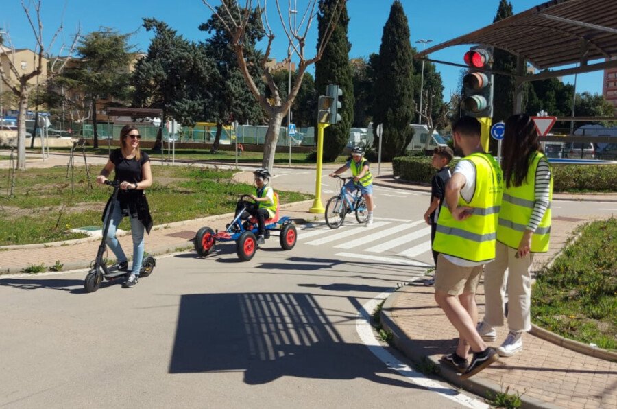 El Parque de Educación Vial hará un paréntesis durante la Semana Santa en su programa de formación de escolares