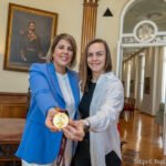 Mayte Mateo ofrece a Cartagena su medalla de oro como Campeona de Europa