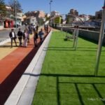 El Ayuntamiento acaba una zona de calistenia en Espacio Algameca y prepara otra en Nueva Cartagena