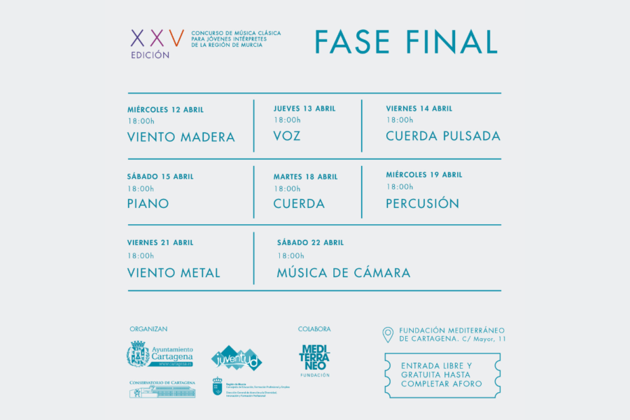 Un total de 75 jóvenes participarán en las finales de la XXV edición de Entre Cuerdas y Metales