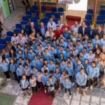 El Jimbee Cartagena apadrina al colegio del Patronato para acercar los valores del deporte a la comunidad educativa