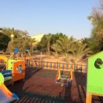 Cierre por obras del área de juegos infantiles del Parque de los Exploradores