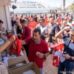 Cientos de corredores recogen sus dorsales para participar en la Ruta de las Fortalezas