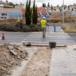 Comienza la construcción de una acera en Víctor Beltrí