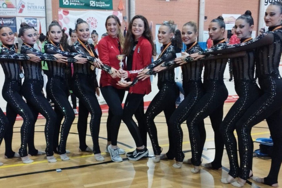 El FC Rítmica Cartagena se proclama campeón de la Copa de España de gimnasia estética de grupo