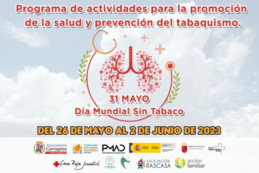 Cartagena se suma a la celebración del Día Mundial sin Tabaco