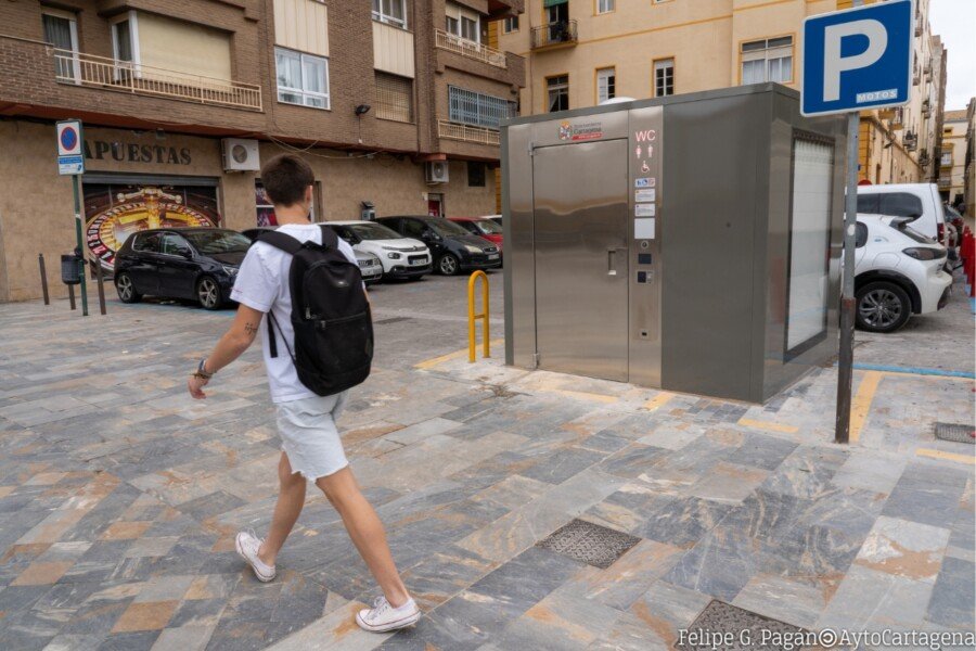 Tres nuevos aseos públicos ya pueden usarse en Cartagena Tres nuevos aseos públicos ya pueden usarse en Cartagena