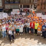 Medio millar de mayores celebran una marcha en Cartagena para reivindicar una vejez activa