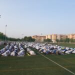 La comunidad musulmana celebra con un gran rezo comunitario la fiesta del sacrificio, Eid Al-Adha