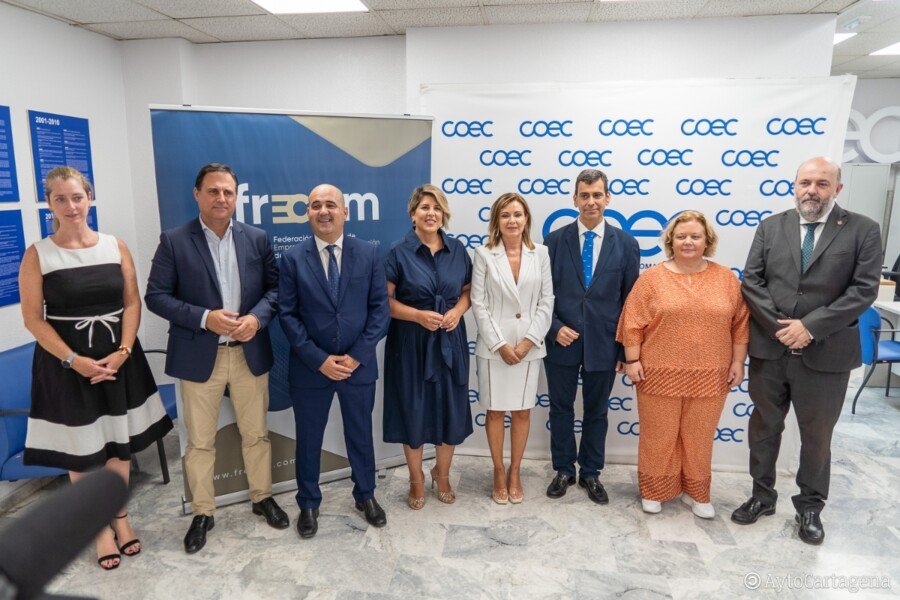 La alcaldesa cuenta con los constructores para la transformación de Cartagena, con menos burocracia y más formación cualificada