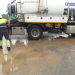 Los servicios municipales dejan limpio y a punto el recorrido de la Vuelta a su paso por Cartagena